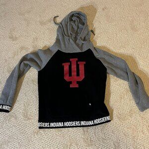 INDIANA UNIVERSITY IU HOODIE MENS SIZE MEDIUM
